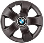 AutoHelix MSA Set 4 Capace Roti 15 inchi (R15) Bis Negru, Compatibile Cu BMW (3198)