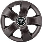 AutoHelix MSA Set 4 Capace Roti 16 inchi (R16) Bis Negru, Compatibile Cu Toyota (3437)