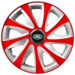 AutoHelix MSA Set 4 capace roti 14 inchi R14 Drift Rosu-Gri, Compatibil cu Land Rover (6086)