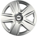 AutoHelix MSA Set 4 capace roti Cu Inel Cromat Esprit R16 Compatibil Cu Fiat (7655)
