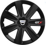 AutoHelix MSA Set 4 Capace Roti GTX Negru Carbon R17, pentru Dacia (GTX35)