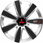 AutoHelix MSA Set 4 Capace Roti GTX Carbon Gri-Negru R14, Pentru Mitsubishi (GTXM57)