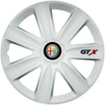 AutoHelix MSA Set 4 Capace Roti GTX Alb R16, Compatibil Cu Alfa Romeo (GTXA2)