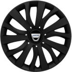 Autohelix Msa Set 4 capace roti 16 inch (R16) compatibile DACIA, Model - 432 Black Edition (432DaciaBlack)