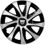 AutoHelix MSA Set 4 capace roti Drift exrta Gri-Negru R14 Compatibil Cu Dacia (8579)