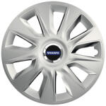 AutoHelix MSA Set 4 capace roti Cu Inel Cromat Stratos R16 Compatibil Cu Volvo (8191)