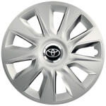 AutoHelix MSA Set 4 capace roti Cu Inel Cromat Stratos R16 Compatibil Cu Toyota (8185)