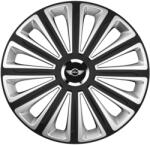 AutoHelix MSA Set 4 capace roti R15 Compatibil Cu Mini Trend Silver-Black (11031)