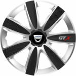 AutoHelix MSA Set 4 Capace Roti GTX Carbon Gri-Negru R15, Pentru Dacia (GTXM14)