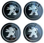 AutoHelix MSA Set 4 capace roti 69mm exterior, 56mm interior Peugeot negre compatibil/inlocuitor janta aliaj (maf2843)