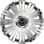 AutoHelix MSA Set 4 capace roti Cu Inel Cromat Active R16 Compatibil Cu Mazda (7481)