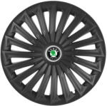 AutoHelix MSA Set 4 capace roti Joy Negru R17 pentru gama auto Skoda (5383.1)