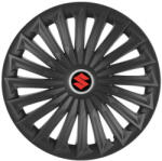 AutoHelix MSA Set 4 capace roti Joy Negru R17 pentru gama auto Suzuki (5389.1)