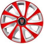 AutoHelix MSA Set 4 capace roti 14 inchi R14 Drift Rosu-Gri, Compatibil cu Range Rover (6116)