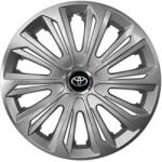 AutoHelix MSA Set 4 capace roti Strong silver varnished R14 Compatibil Cu Toyota (9138)