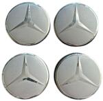 Autohelix Msa Set 4 capace roti 58mm exterior, 50, 5mm interior Mercedes star gri compatibil/inlocuitor janta aliaj (maf2454)
