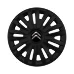 AutoSSF Set 4 capace roti 14 inchi (R14) compatibile CITROEN, Model 217 Black (217CitroenBlack)