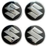 Autohelix Msa Set 4 capace roti 56mm Suzuki Negru compatibil/inlocuitor janta aliaj (maf2327)