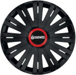 AutoHelix MSA Set 4 capace roti Negre Cu Inel Rosu Active R14 Compatibil Cu Daewoo (10699)