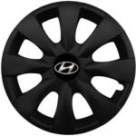 AutoHelix MSA Set 4 capace roti potrivite jantelor de 15 inchi (R15) compatibile HYUNDAI, Model - 316 Black Edition (316HyundaiBlack)