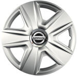 AutoHelix MSA Set 4 capace roti Cu Inel Cromat Esprit R14 Compatibil Cu Nissan (7689)
