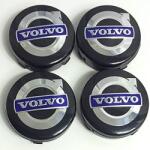 Autohelix Msa Set 4 Capace Jante aliaj Volvo 64mm pentru V40 V60 V90 S60 S40 V70 XC70 XC60 XC90 (VLV64)