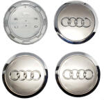AUTOHELIX MSA Set 4 capacele roti 69mm gri/argintii, Audi A3, A4, A5, A6, A7, A8, Q3, Q5, Q7 pentru jante aliaj (42-1)
