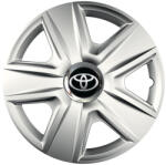 AutoHelix MSA Set 4 capace roti Cu Inel Cromat Esprit R16 Compatibil Cu Toyota (7987)