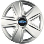AutoHelix MSA Set 4 capace roti Cu Inel Cromat Esprit R16 Compatibil Cu Ford (7658)