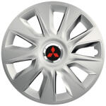 AutoHelix MSA Set 4 capace roti Cu Inel Cromat Stratos R16 Compatibil Cu Mitsubisi (8149)