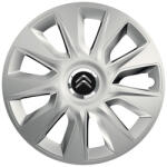 AutoHelix MSA Set 4 capace roti Cu Inel Cromat Stratos R16 Compatibil Cu Citroen (8107)