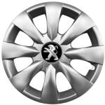 Autohelix Msa Set 4 capace roti potrivite jantelor de 15 inchi (R15) compatibile Peugeout, Model - 316 (316Peugeout)