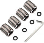 AutoHelix MSA Set capacele valva auto, striații, universale, anti furt, negre (AX_CV-003-NEGRU-63)
