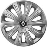 AutoHelix MSA Set 4 capace roti Strong silver varnished R14 Compatibil Cu Renault (9123)
