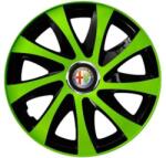 AutoHelix MSA Set 4 capace roti Extra drift green R15 Compatibil Cu Alfa Romeo (6321)