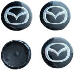 Autohelix Msa Set 4 capace roti 56mm Mazda Negre compatibil/inlocuitor janta aliaj (maf1039)