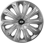 AutoHelix MSA Set 4 capace roti Strong silver varnished R15 Compatibil Cu Hyundai (9083)