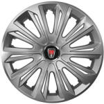 AutoHelix MSA Set 4 capace roti Strong silver varnished R14 Compatibil Cu Range Rover (9120)
