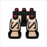 AutoHelix MSA Set Huse Scaune Universale Nero Bej Personalizate cu Suzuki (NER108816.18)