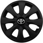 AUTOHELIX MSA Set 4 capace roti potrivite jantelor de 15 inchi (R15) compatibile TOYOTA, Model - 316 Black Edition (316ToyotaBlack)