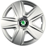 AutoHelix MSA Set 4 capace roti Cu Inel Cromat Esprit R16 Compatibil Cu Skoda (7971)