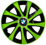 AutoHelix MSA Set 4 capace roti Extra drift green R15 Compatibil Cu BMW (6327)