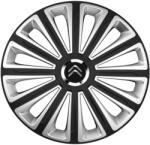 AutoHelix MSA Set 4 capace roti R15 Compatibil Cu Citroen Trend Silver-Black (10991)