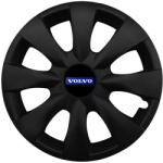 Autohelix Msa Set 4 capace roti potrivite jantelor de 15 inchi (R15) compatibile VOLVO, Model - 316 Black Edition (316VolvoBlack)
