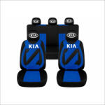 AutoHelix MSA Set Huse Scaune Universale Nero Albastru Personalizate cu Kia (NER108818.7)