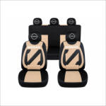 AutoHelix MSA Set Huse Scaune Universale Nero Bej Personalizate cu Nissan Nou (NER108816.10)