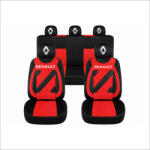AutoHelix MSA Set Huse Scaune Universale Nero Rosu Personalizate cu Renault (NER108819.13)
