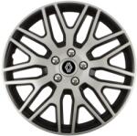 Autohelix MSA Set 4 Capace Roti 14 inchi (R14) Dakar Gri-Negru, Compatibile Cu Renault Nou (DKRGN57)