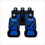 AutoHelix MSA Set Huse Scaune Universale Nero Albastru Personalizate cu Volkswagen (NER108818.20)