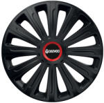AutoHelix MSA Set 4 capace roti Negre Cu Inel Rosu Trend R16 Compatibil Cu Daewoo (10899)